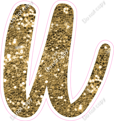 CU 23.5" Individuals - Gold Sparkle u