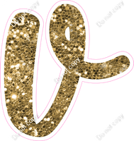 CU 23.5" Individuals - Gold Sparkle v