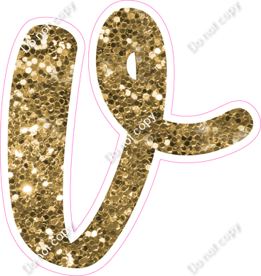 CU 23.5" Individuals - Gold Sparkle v