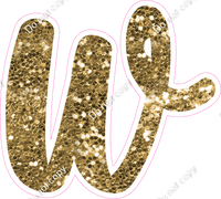 CU 23.5" Individuals - Gold Sparkle w