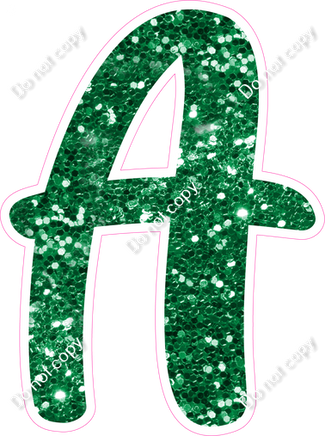 CU 23.5" Individuals - Green Sparkle A