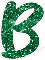 CU 23.5" Individuals - Green Sparkle B