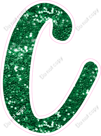 CU 23.5" Individuals - Green Sparkle C