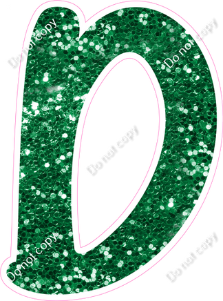 CU 23.5" Individuals - Green Sparkle D