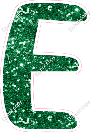 CU 23.5" Individuals - Green Sparkle E