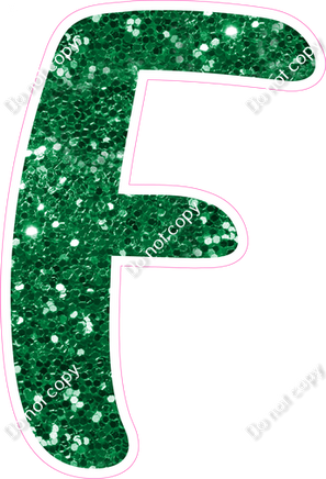 CU 23.5" Individuals - Green Sparkle F