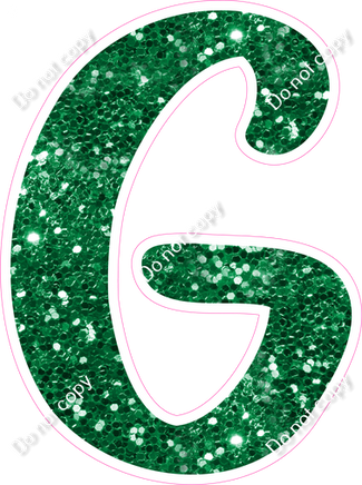 CU 23.5" Individuals - Green Sparkle G