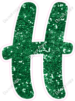 CU 23.5" Individuals - Green Sparkle H