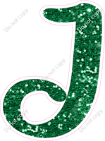 CU 23.5" Individuals - Green Sparkle J
