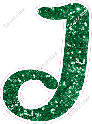 CU 23.5" Individuals - Green Sparkle J