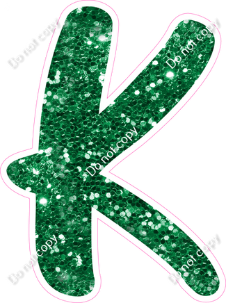CU 23.5" Individuals - Green Sparkle K