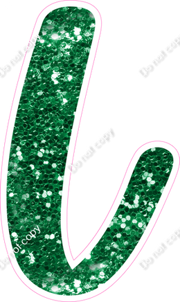 CU 23.5" Individuals - Green Sparkle L