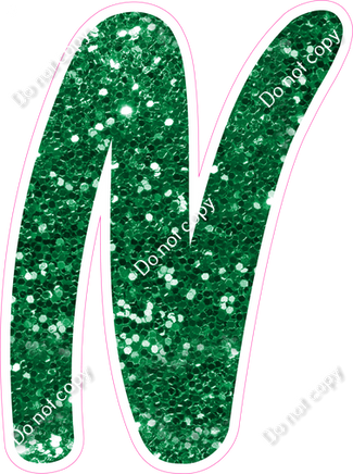 CU 23.5" Individuals - Green Sparkle N