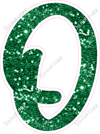 CU 23.5" Individuals - Green Sparkle O