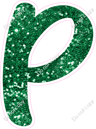 CU 23.5" Individuals - Green Sparkle P