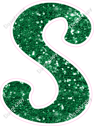 CU 23.5" Individuals - Green Sparkle S