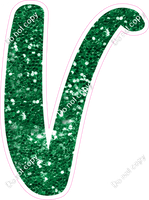 CU 23.5" Individuals - Green Sparkle V