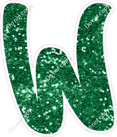 CU 23.5" Individuals - Green Sparkle W