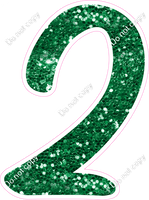 CU 23.5" Individuals - Green Sparkle 2