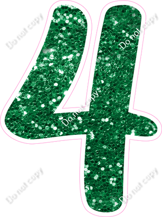 CU 23.5" Individuals - Green Sparkle 4