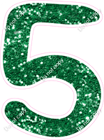 CU 23.5" Individuals - Green Sparkle 5