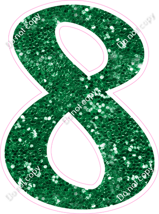 CU 23.5" Individuals - Green Sparkle 8