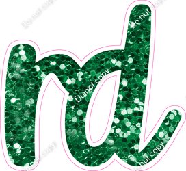 CU 23.5" Individuals - Green Sparkle RD