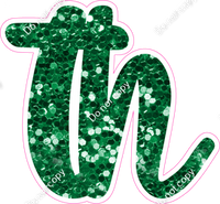 CU 23.5" Individuals - Green Sparkle TH