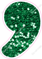 CU 23.5" Individuals - Green Sparkle Apostrophe