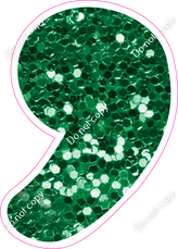 CU 23.5" Individuals - Green Sparkle Apostrophe
