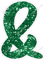 CU 23.5" Individuals - Green Sparkle &