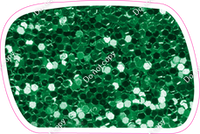 CU 23.5" Individuals - Green Sparkle Dash