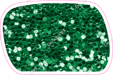 CU 23.5" Individuals - Green Sparkle Dash