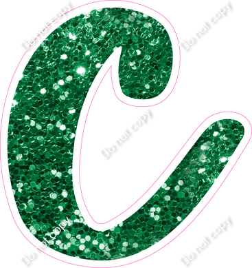 CU 23.5" Individuals - Green Sparkle c