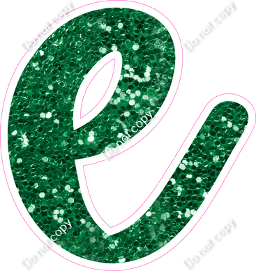 CU 23.5" Individuals - Green Sparkle e