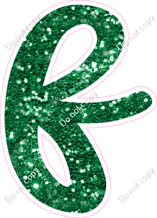 CU 23.5" Individuals - Green Sparkle f