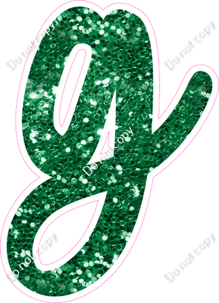 CU 23.5" Individuals - Green Sparkle g