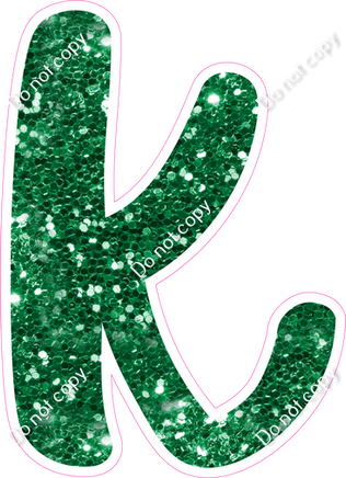 CU 23.5" Individuals - Green Sparkle k