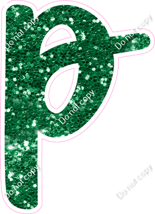 CU 23.5" Individuals - Green Sparkle p