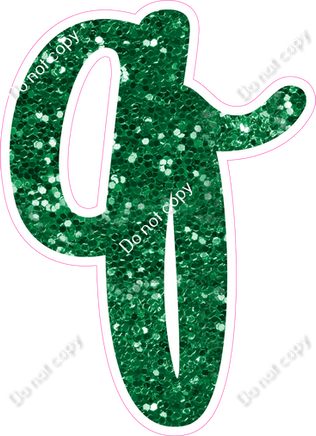 CU 23.5" Individuals - Green Sparkle q