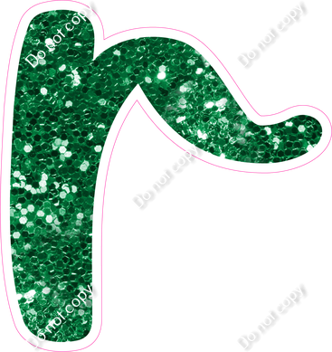 CU 23.5" Individuals - Green Sparkle r