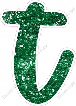 CU 23.5" Individuals - Green Sparkle t