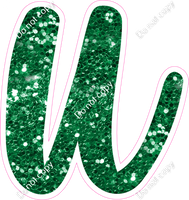 CU 23.5" Individuals - Green Sparkle u