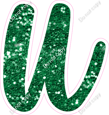 CU 23.5" Individuals - Green Sparkle u