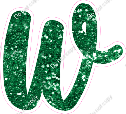 CU 23.5" Individuals - Green Sparkle w