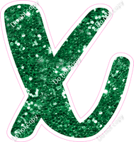 CU 23.5" Individuals - Green Sparkle x