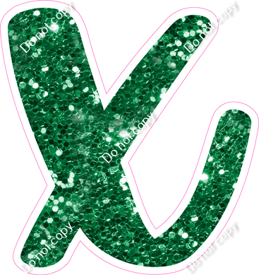 CU 23.5" Individuals - Green Sparkle x