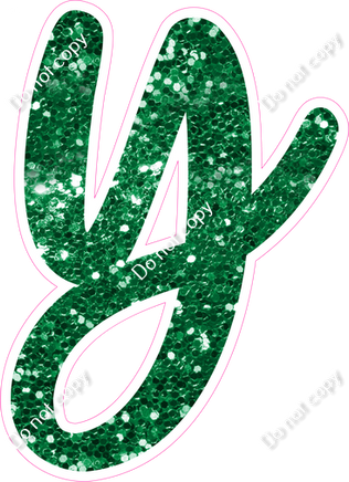 CU 23.5" Individuals - Green Sparkle y