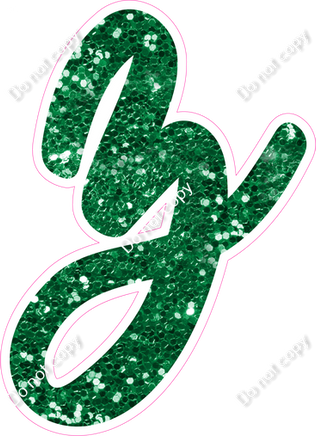 CU 23.5" Individuals - Green Sparkle z