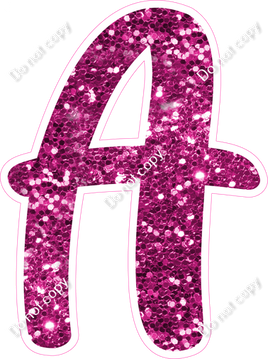 CU 23.5" Individuals - Hot Pink Sparkle A